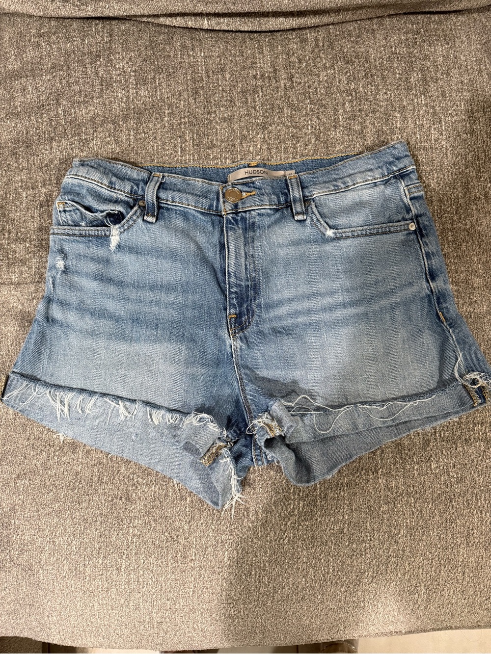 Hudson Jeans Light Blue Denim Jean Shorts